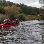 Abpaddeln fränkische Saale